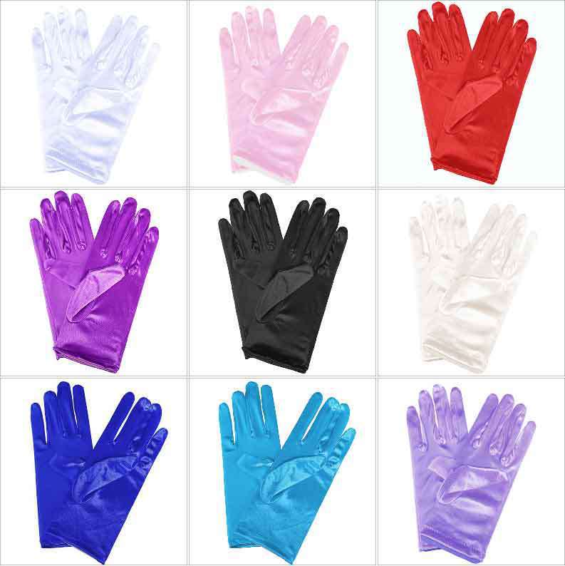 Bridal Wedding Gloves Short Satin Dress Cheongsam photo 3