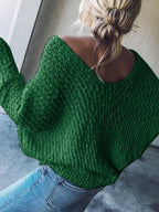 Loose Fit Long Sleeve Sweater (29)