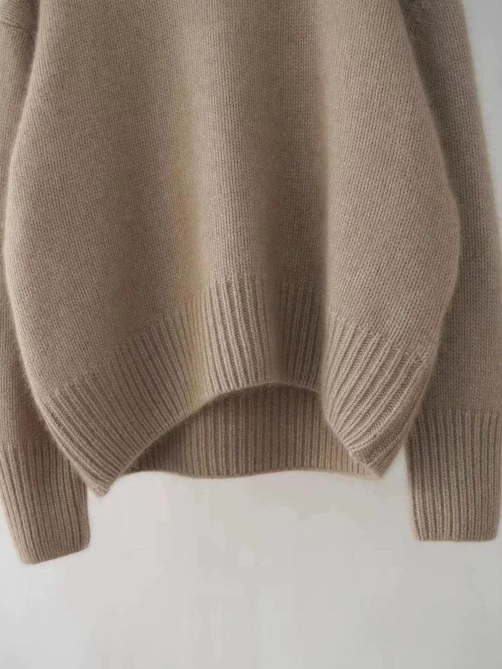 Turtleneck Dropped Shoulder Sweater (16)
