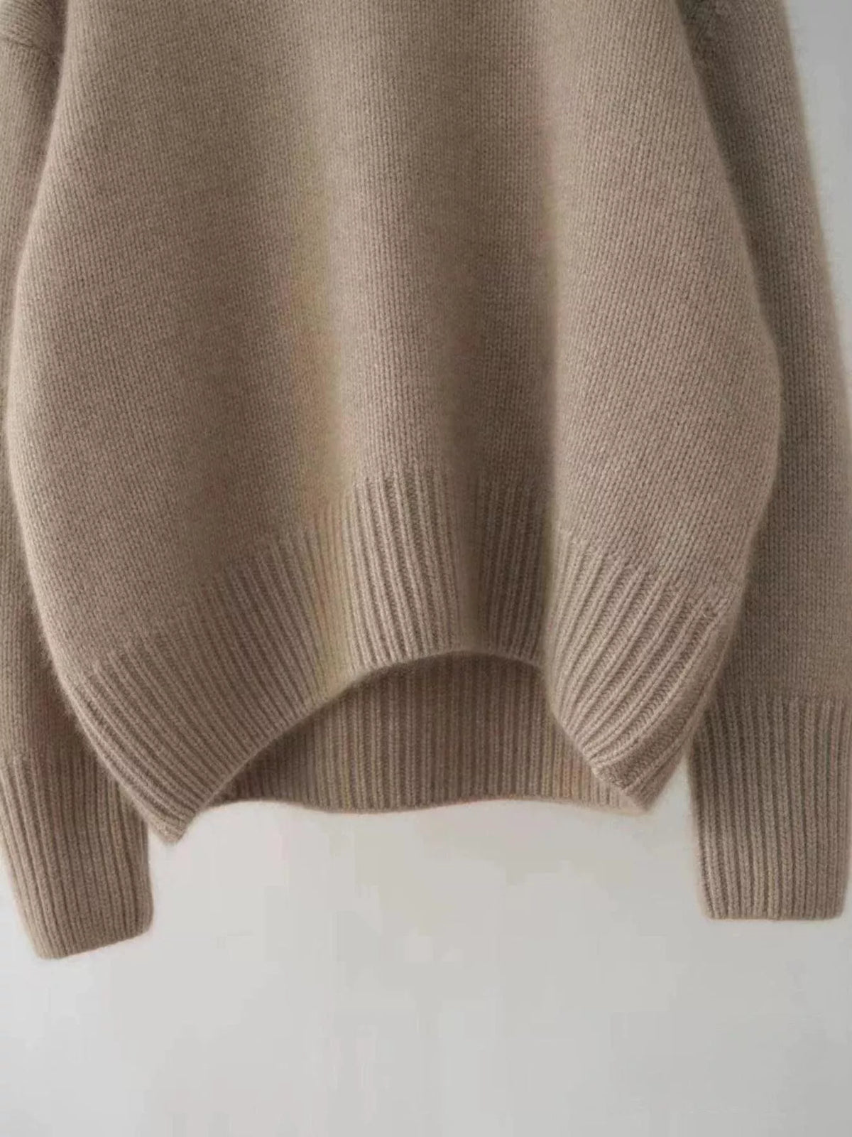Turtleneck Dropped Shoulder Sweater (16)