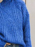 Turtleneck Long Sleeve Sweater (5)