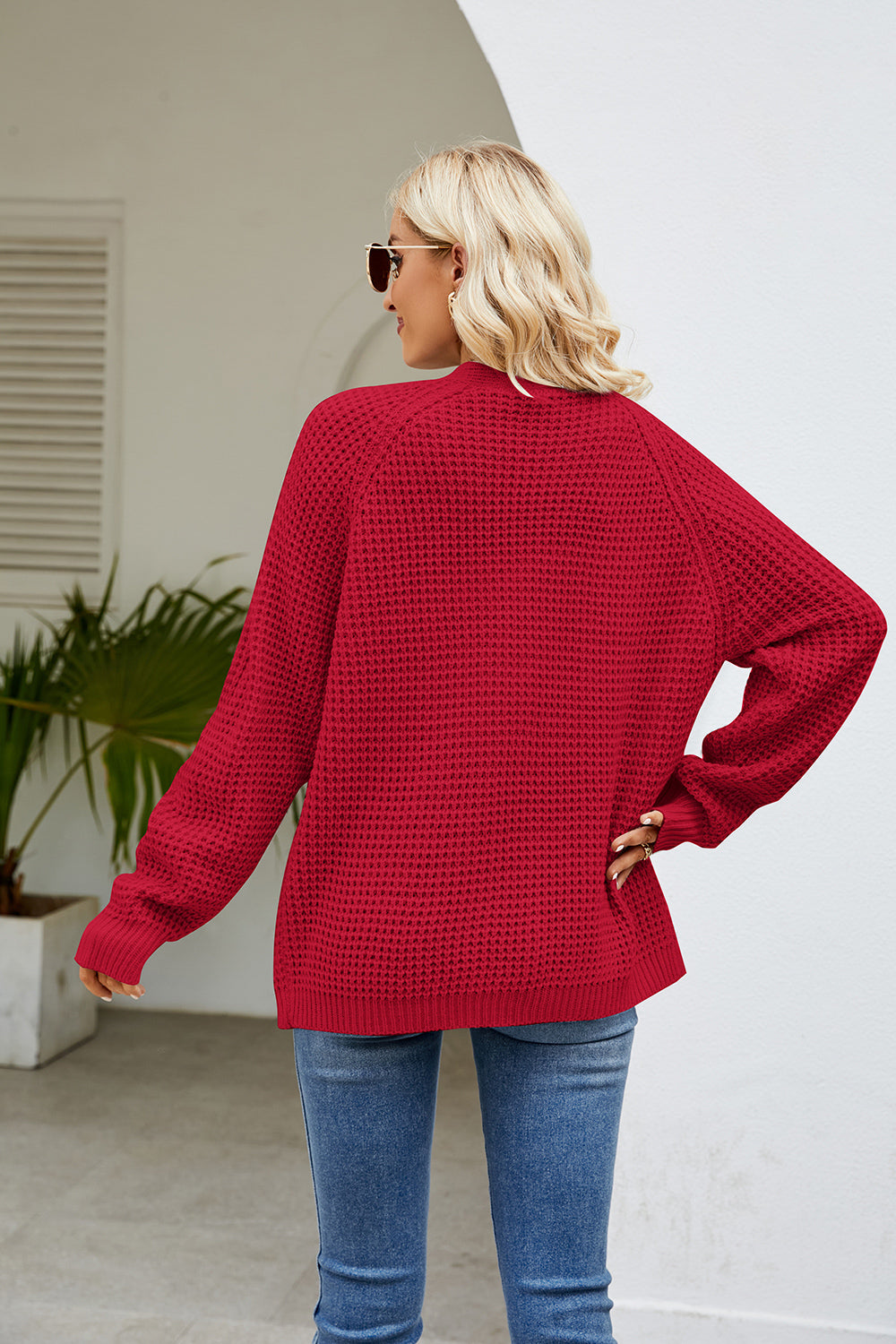 Open Front Long Sleeve Cardigan Pockets (10)