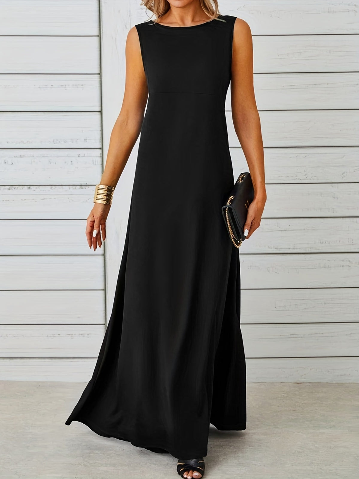 Sleeveless Flowy Maxi Dress (3)