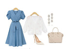 V-neck Waist Dress photo 7