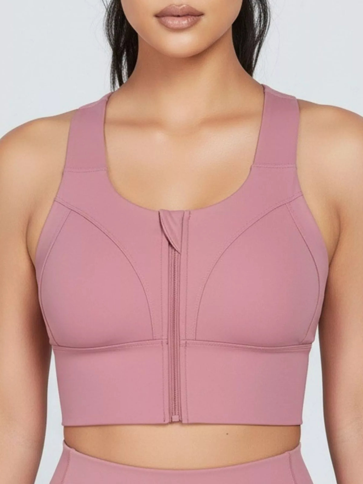 Full Size Front-zip Active Tank Plus (4)