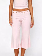 Mid Rise Capris Pants (23)