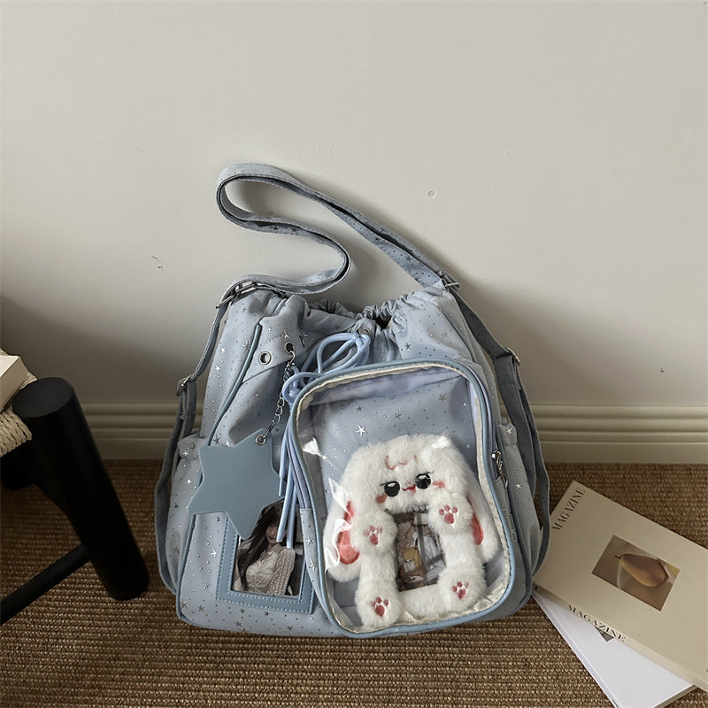 Drawstring Large-capacity Shoulder Bag photo 5