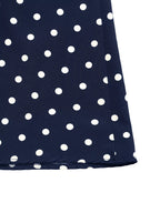 Polka Dot Tube A-line Dress (9)