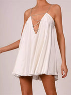 Rhinestone Embellished Plunge Mini Dress (14)