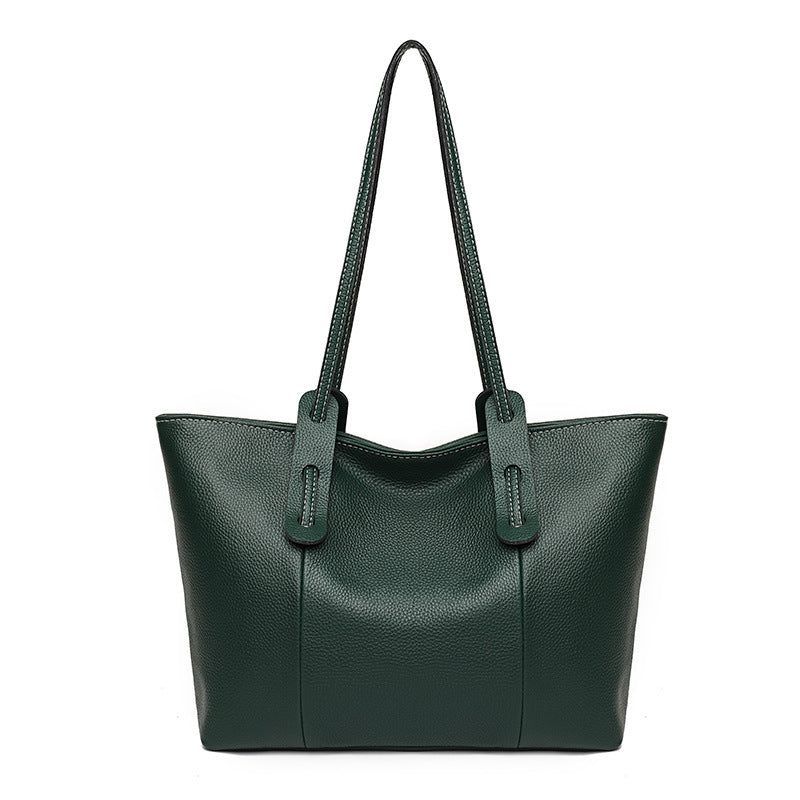 Casual Top Layer Cowhide Handbag variant CJNS135220701AZ