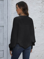 Bat Sleeve Open Front Short Cardigan (8)