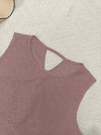 Hollow-out Knit Tank Top (6)