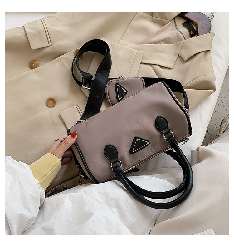 Canvas Boston Bag Shoulder photo 4
