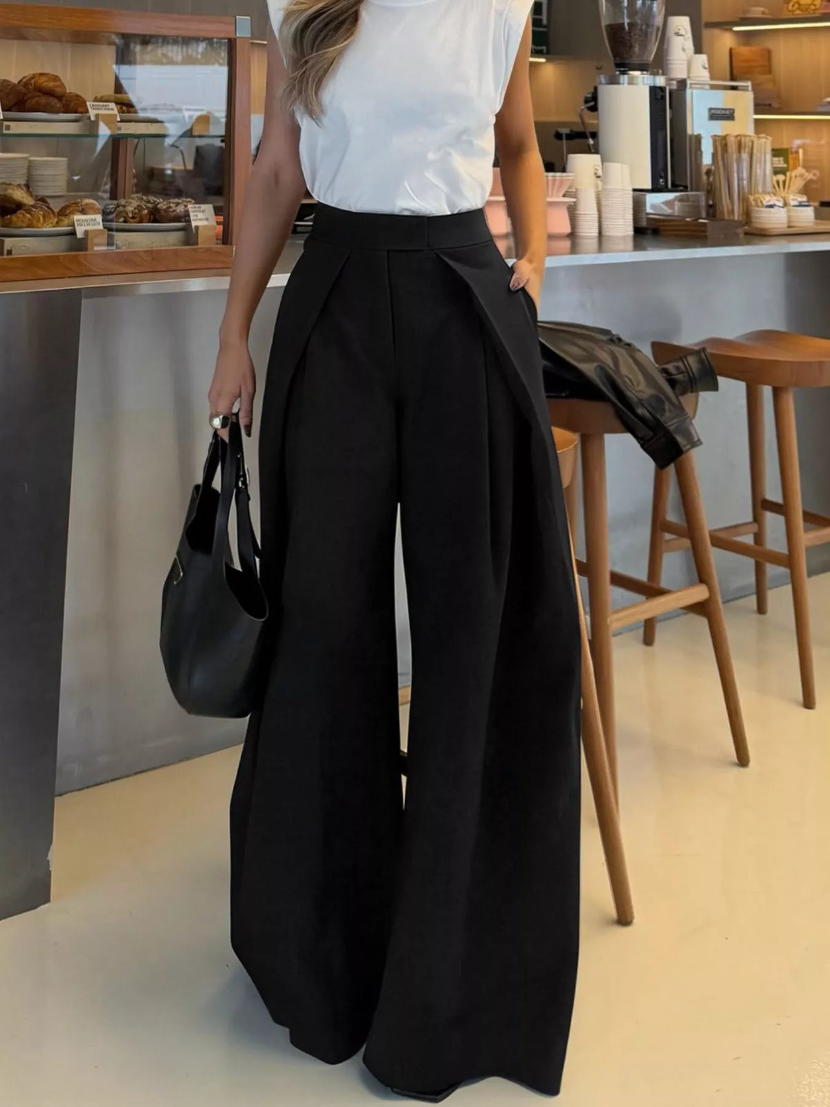 High-waisted Wide-leg Pants (7)