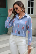 Printed Collared Neck Buttoned Shirt (11)