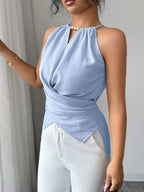 Halter Neck Crisscross Cami (9)