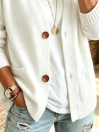 Full Size Button Up Raglan Sleeve Cardigan Plus (3)