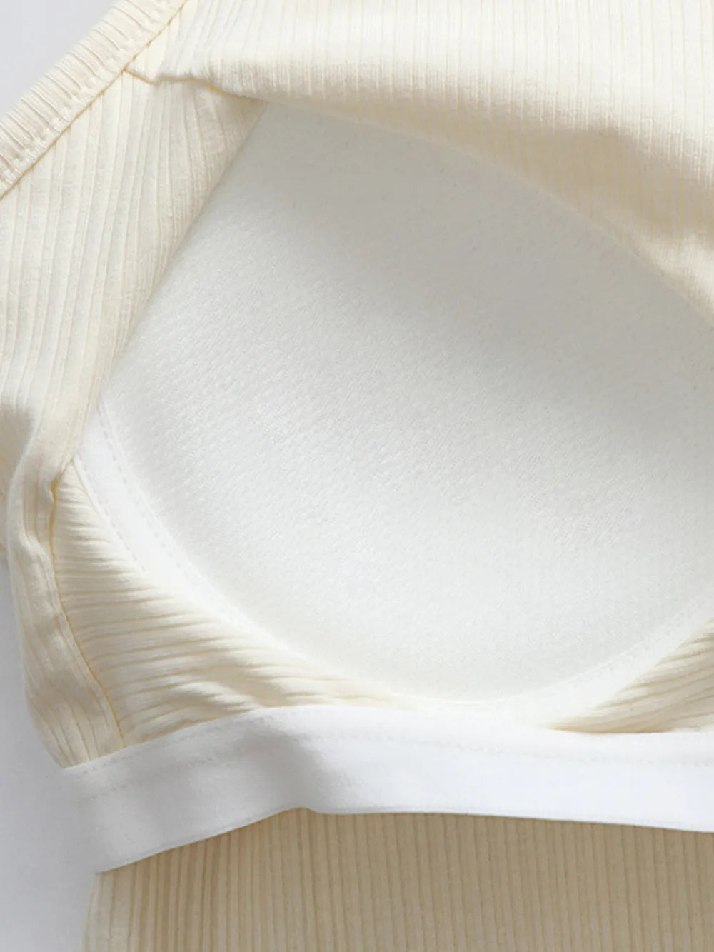 Grecian Neck Cropped Tank Chest Pads (12)