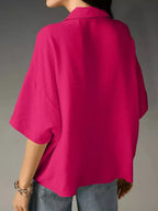 Relaxed Fit Half Sleeve Blouse (15)