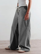 Striped Wide Leg Jeans (10)