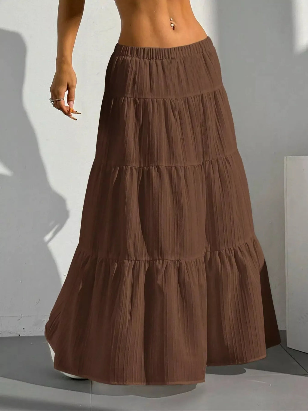 Flowy Tiered Maxi Skirt (13)
