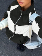 Block Zip-up Jacket (2)