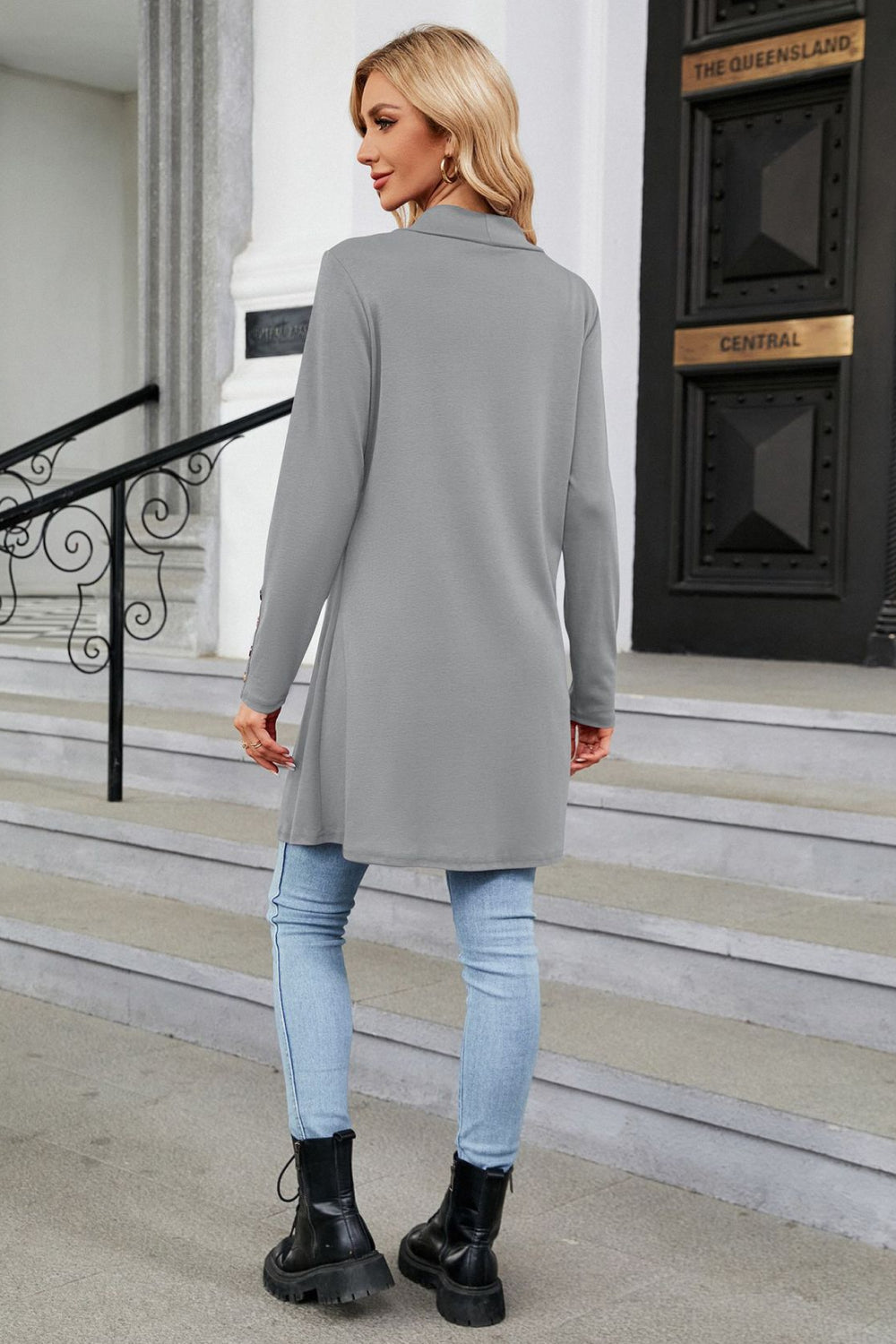Long Sleeve Open Front Cardigan (9)