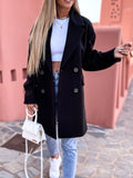 Full Size Double-breasted Wool Coat Plus (7)