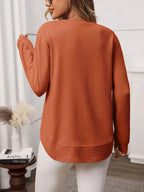Long Sleeve Round Neck T-shirt (2)