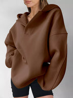 Dropped Shoulder Long Sleeve Sweatshirt (25)