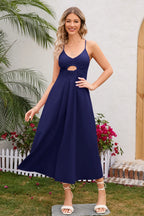 Crisscross Smocked Spaghetti Strap Dress (12)
