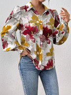 Floral Print Long Sleeve Shirt (16)