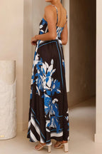 Printed Square Neck Cami Maxi Dress (4)