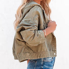 Hooded Dropped Shoulder Denim Jacket (11)