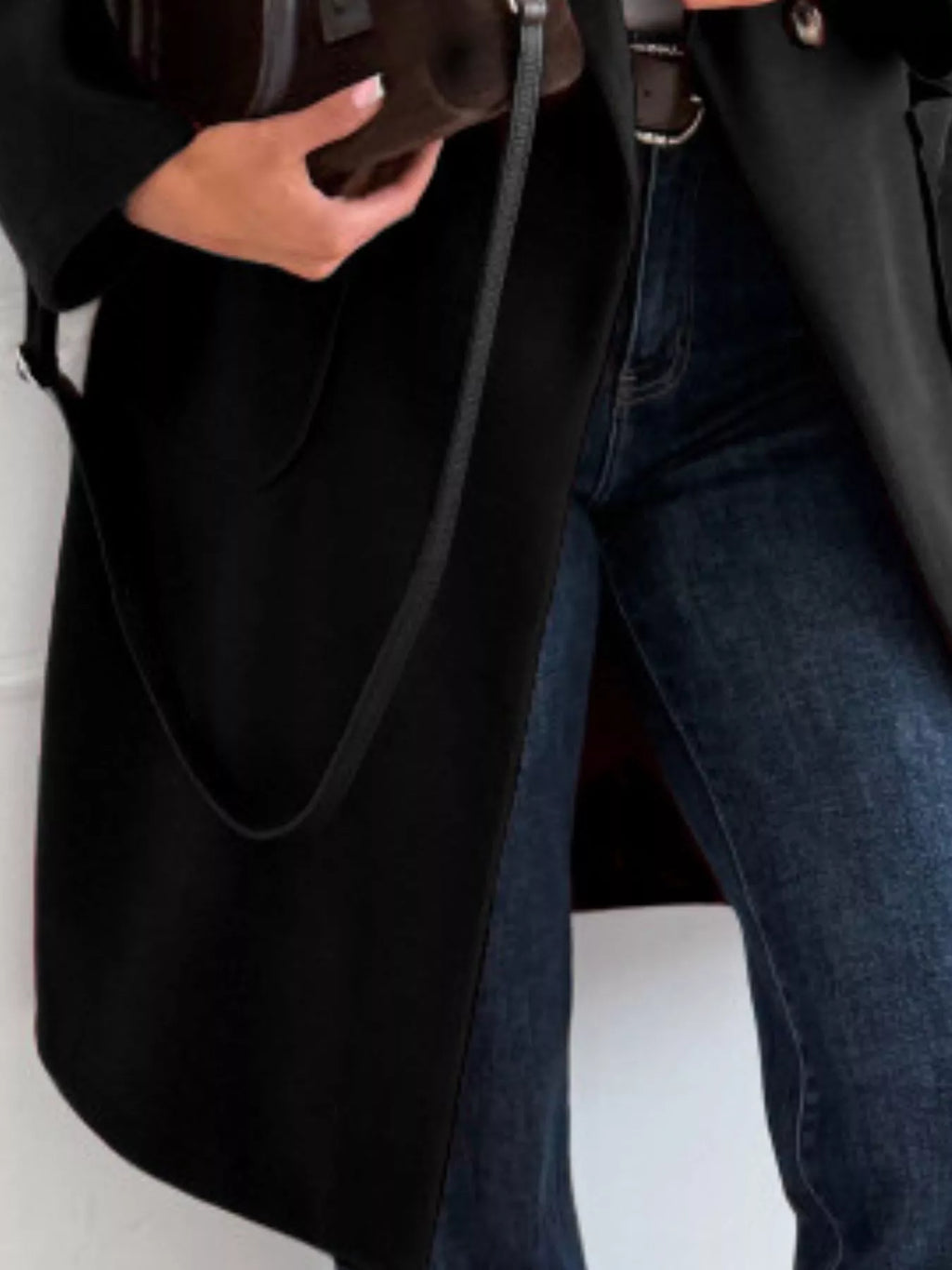 Long-sleeve Single-breasted Trench Coat (12)