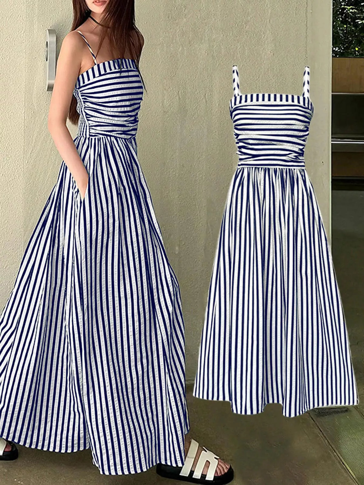 Striped Sleeveless Maxi Dress (11)