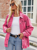Button Up Denim Jacket Pockets (3)