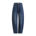 Light Deconstruction Split Tangent Loose Curved Banana Jeans variant CJNZ215630802BY|CJNZ215630803CX|CJNZ215630804DW|CJNZ215630805EV