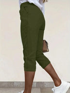 Pleated Detail Pants Pockets (19)