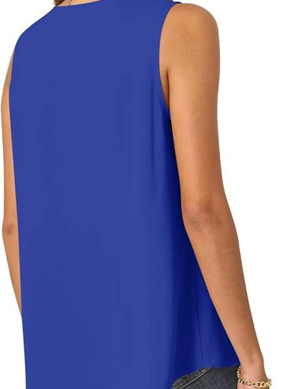 Full Size V-neck Sleeveless Tank Top Plus (17)
