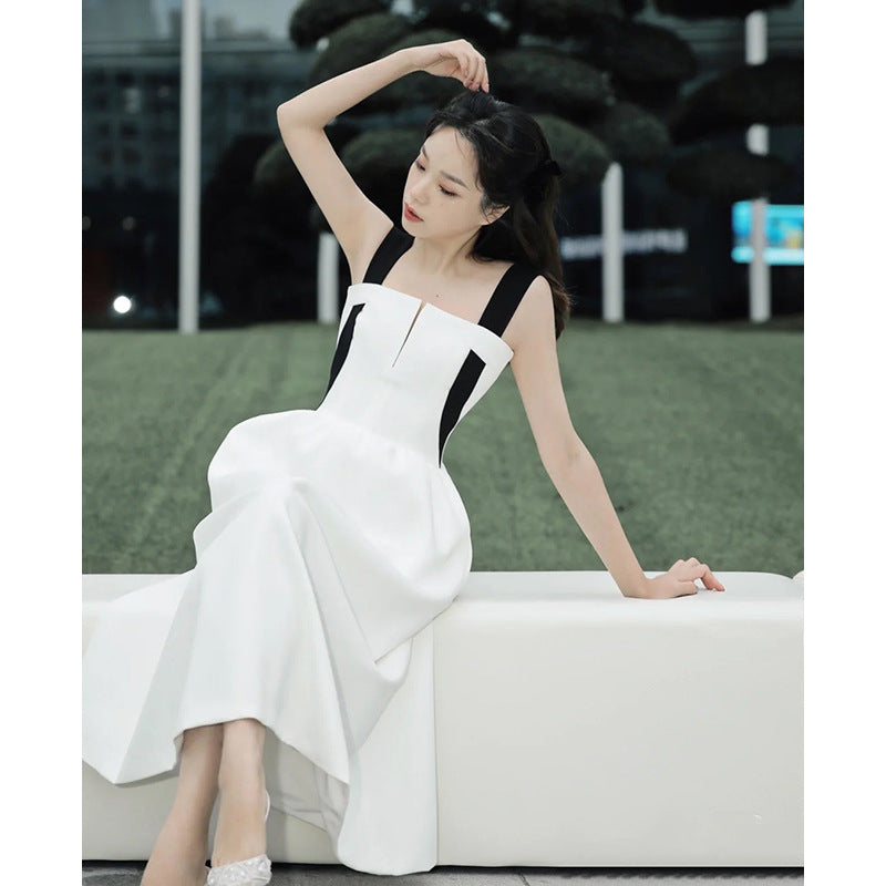 Mini French Dress Midi Party White photo 6