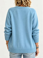 Full Size Button-down Knit Cardigan Plus (19)
