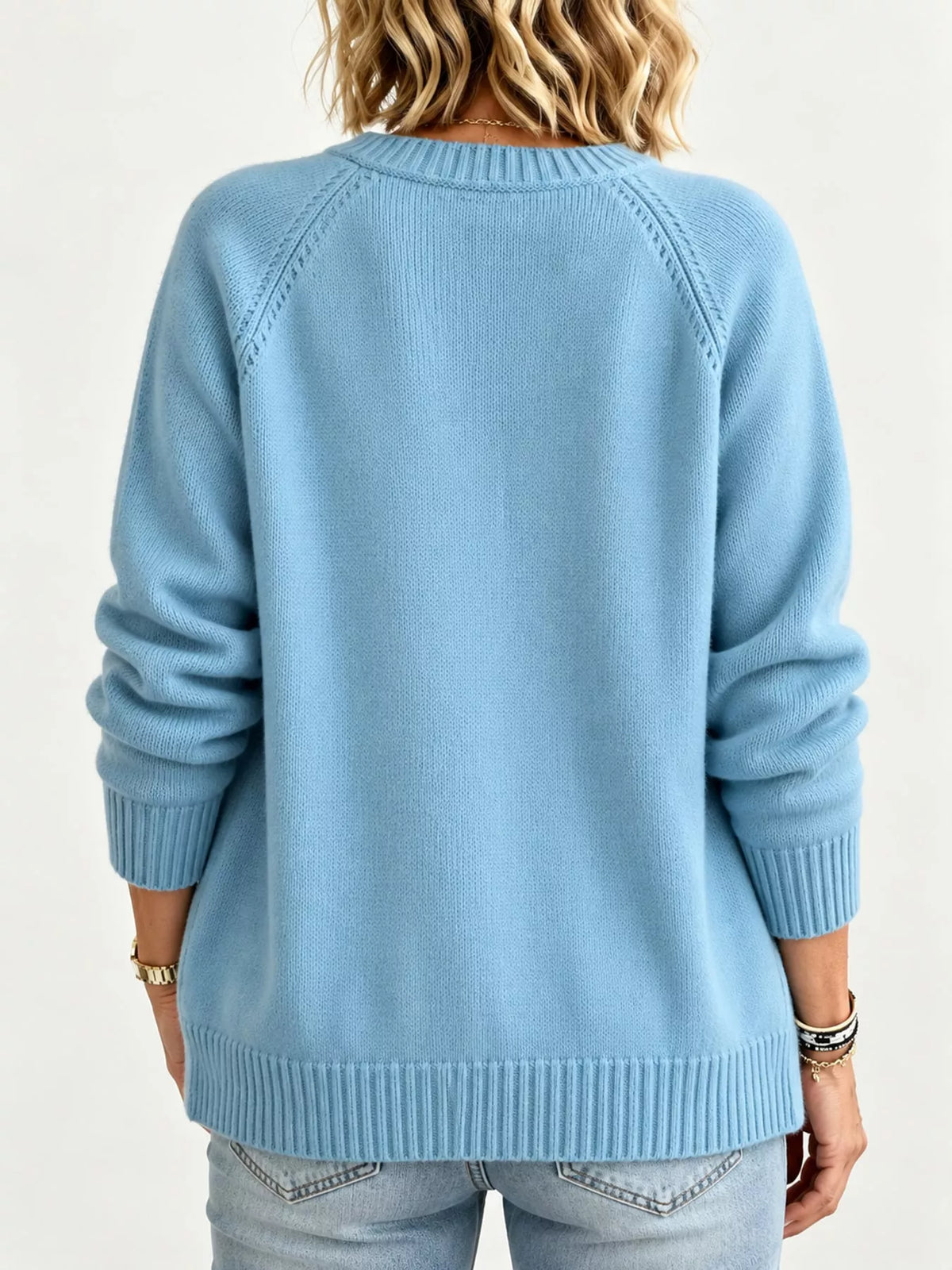 Full Size Button-down Knit Cardigan Plus (19)