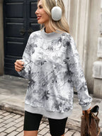 Camouflage Print Mock Neck Sweatshirt (9)