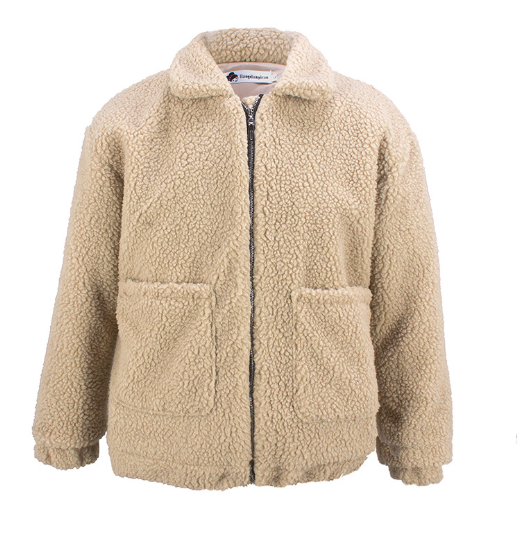 Shearling Coat Jacket Autumn Winter Warm Thick Plush variant CJNSWTJK00059-Beige-S|CJNSWTJK00059-Beige-M|CJNSWTJK00059-Beige-XL|CJNSWTJK00059-Beige-3XL|CJNSWTJK00059-Beige-L|CJNSWTJK00059-Beige-XXL