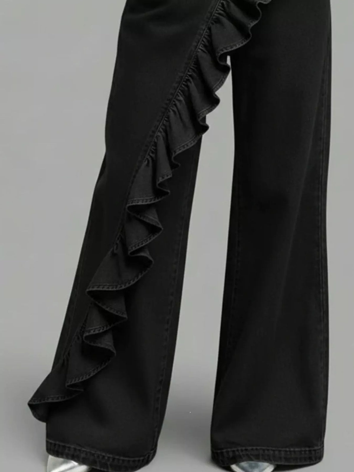 Full Size Ruffled Wide-leg Jeans Plus (8)
