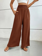 Wide Leg Pants Pockets