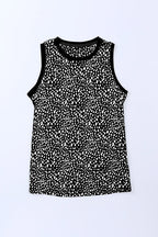 Printed Round Neck Tank Top (10)