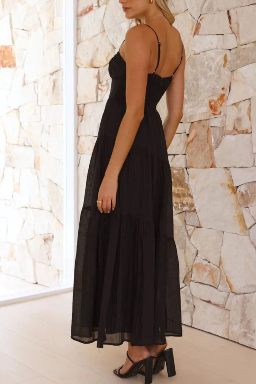 Ruched Smocked Back Cami Dress (12)