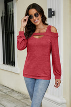 Cutout Cold-shoulder Top (17)
